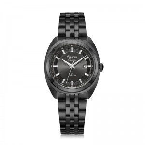 Alexandre Christie AC 8702 Full Black Steel Lady LDBIPDG